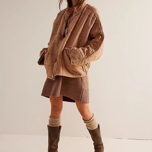 Free People Brand New (tags on) Dolman Quilted Knit Jacket